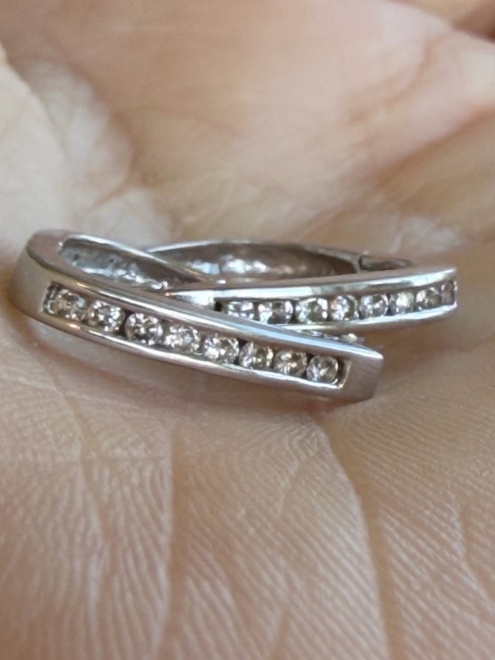 14 karat gold and diamond earrings